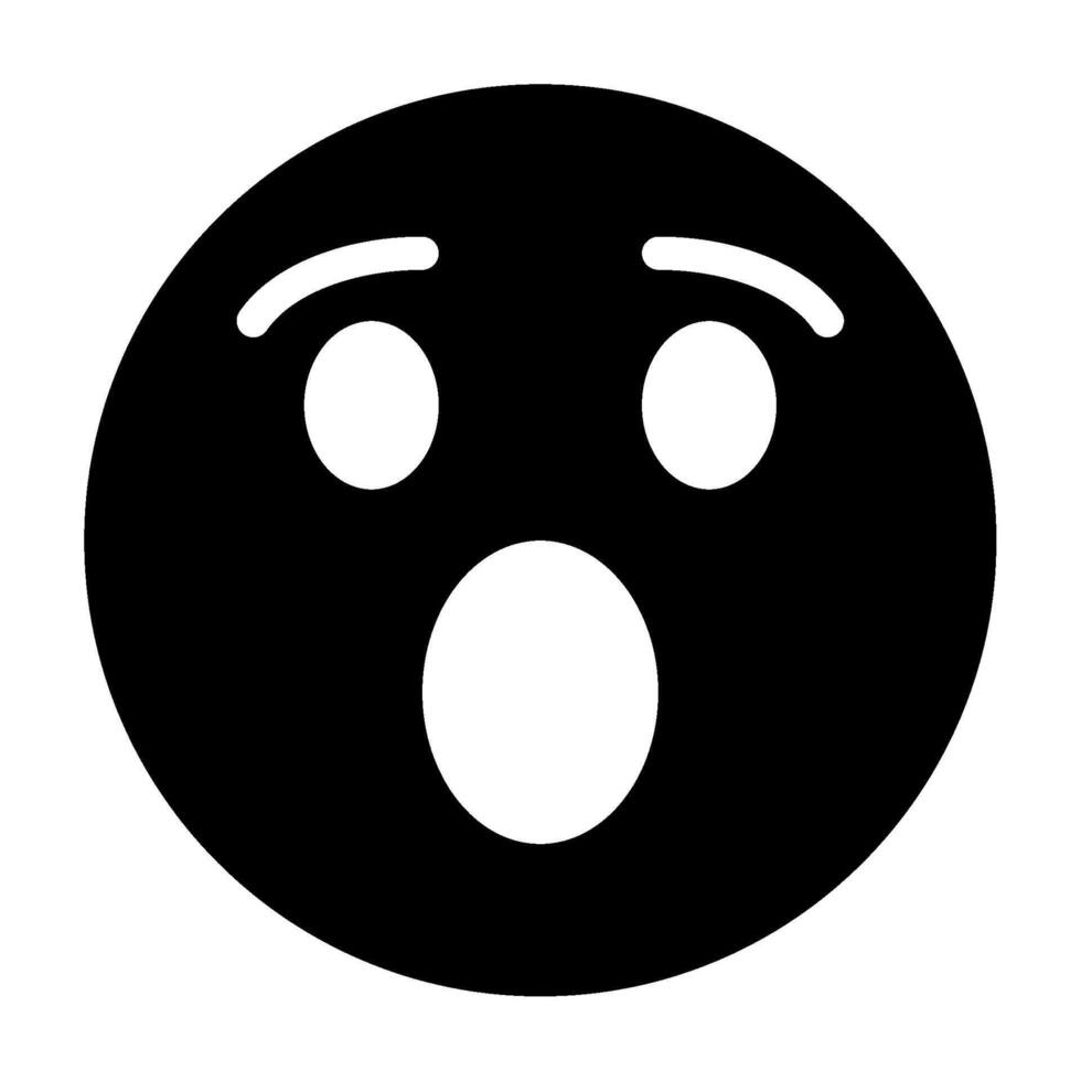 Shocked Wow icon for illustration, web, app, infographic, etc vector