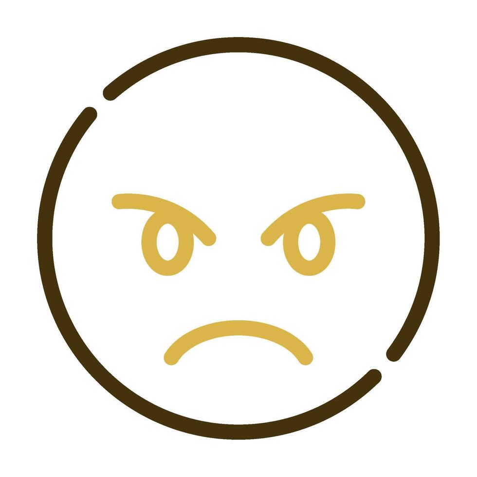 Angry icon for illustration, web, app, infographic, etc vector