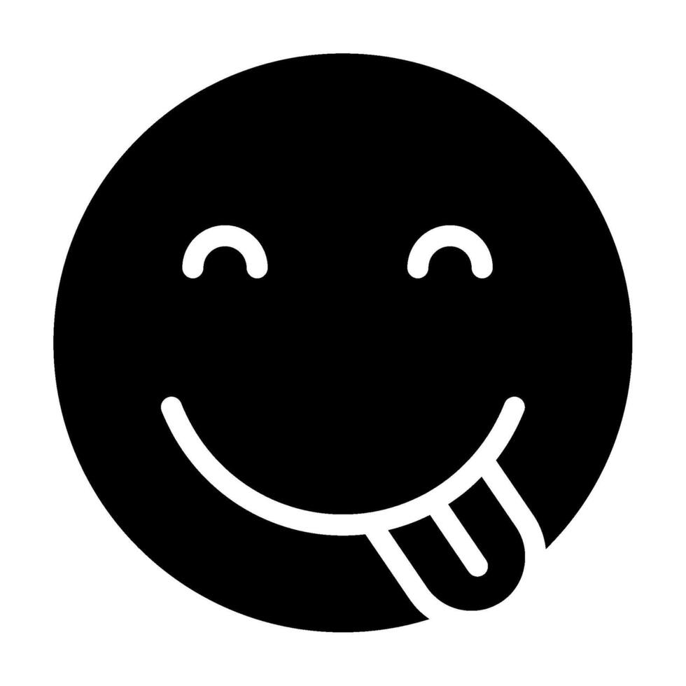 Tongue Out icon for illustration, web, app, infographic, etc vector