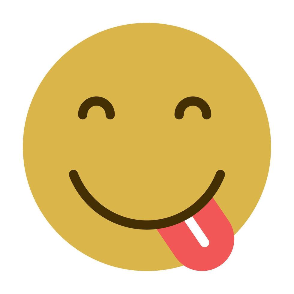 Tongue Out icon for illustration, web, app, infographic, etc vector