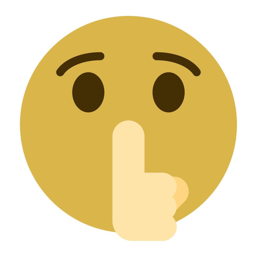 Shhh Quiet icon for illustration, web, app, infographic, etc vector