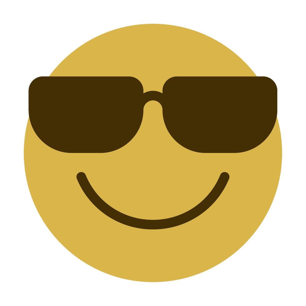 Cool Shades icon for illustration, web, app, infographic, etc vector