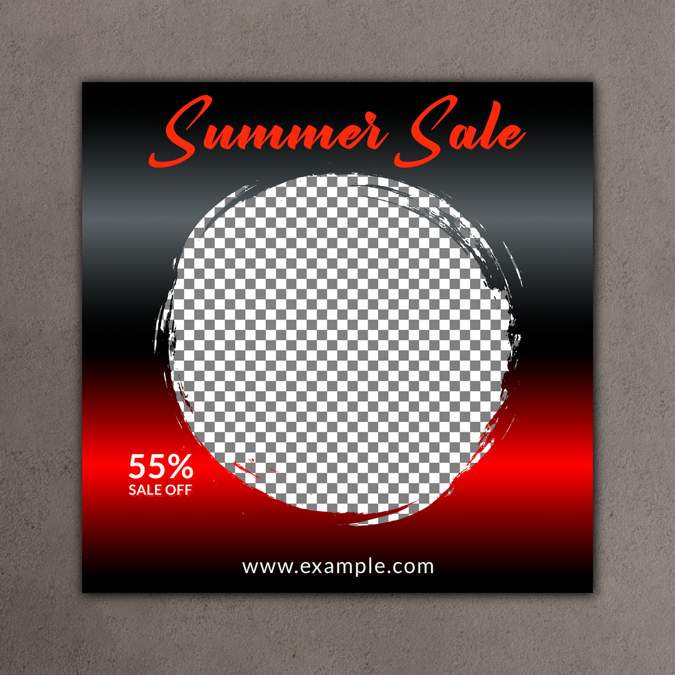 Sammer sale new arrival shopping and disscount Social media post design template. psd