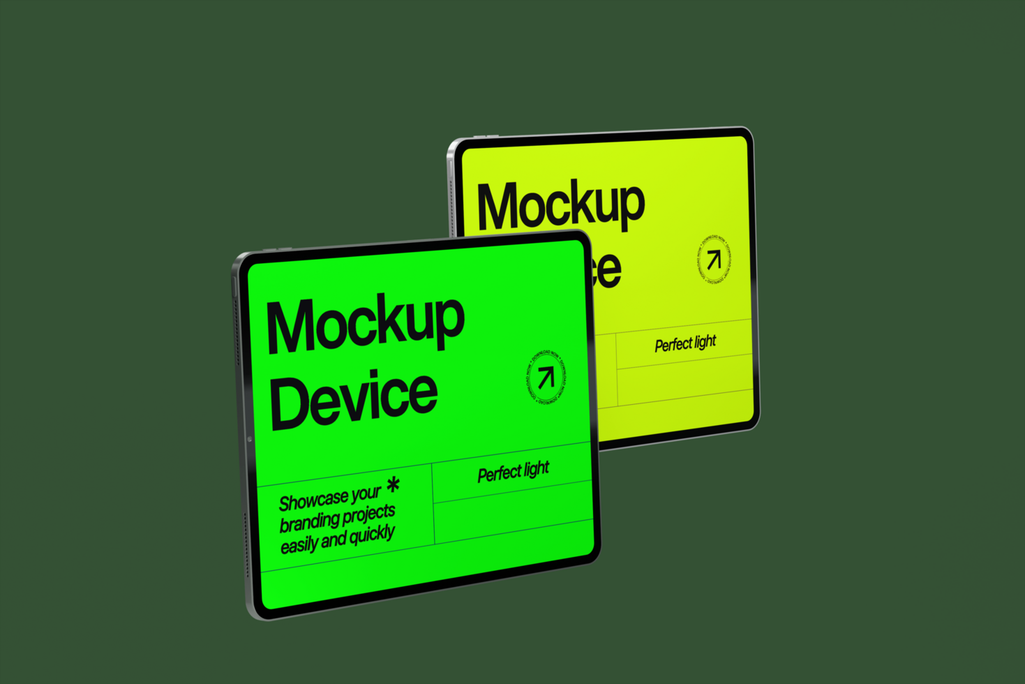 tablet mockup with high quality for professional branding psd