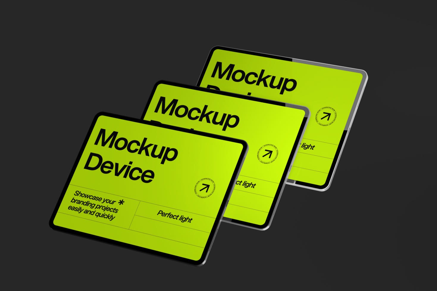 Professional Tablet Mockup Device psd