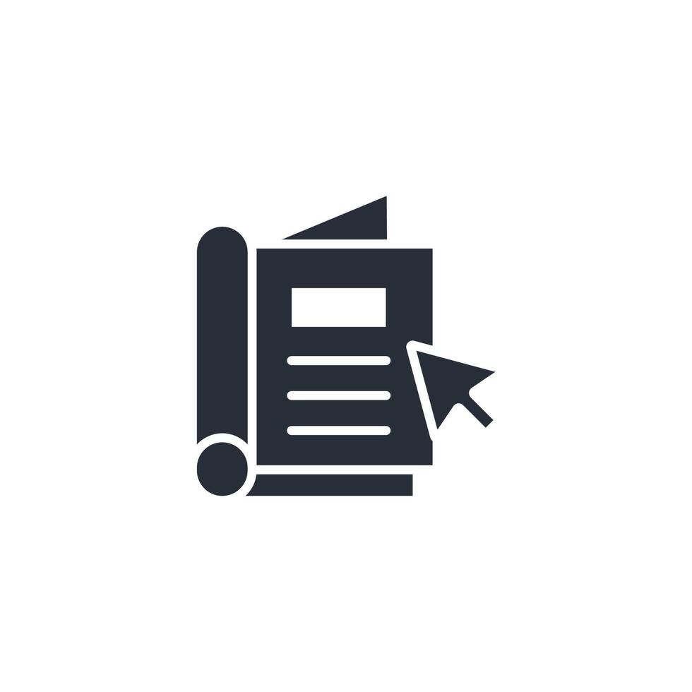online book icon. .Editable stroke.linear style sign for use web design,logo.Symbol illustration. vector