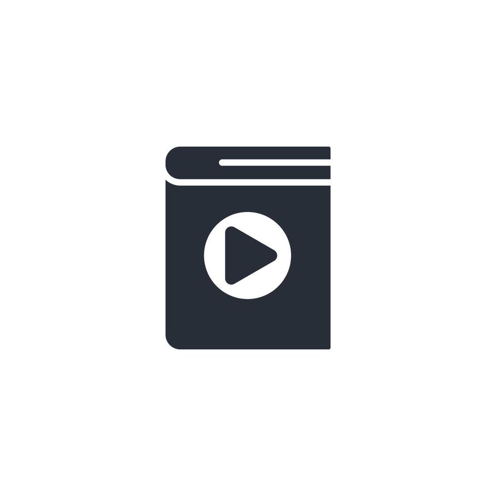 audio book icon. .Editable stroke.linear style sign for use web design,logo.Symbol illustration. vector