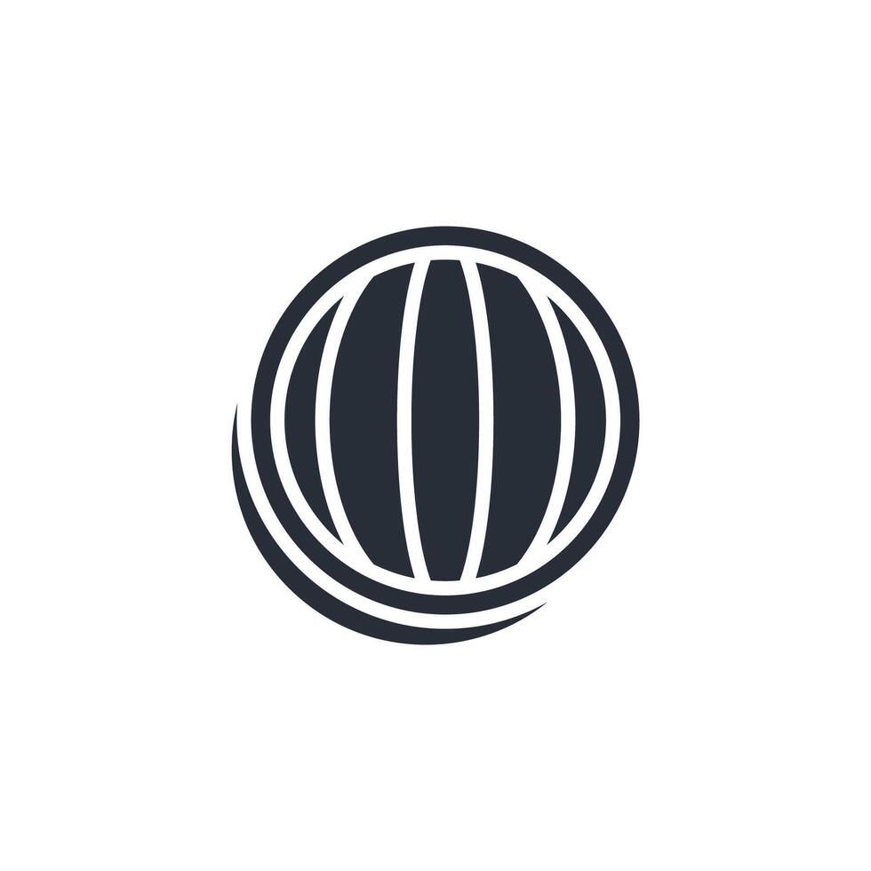 longitude icon. .Editable stroke.linear style sign for use web design,logo.Symbol illustration. vector