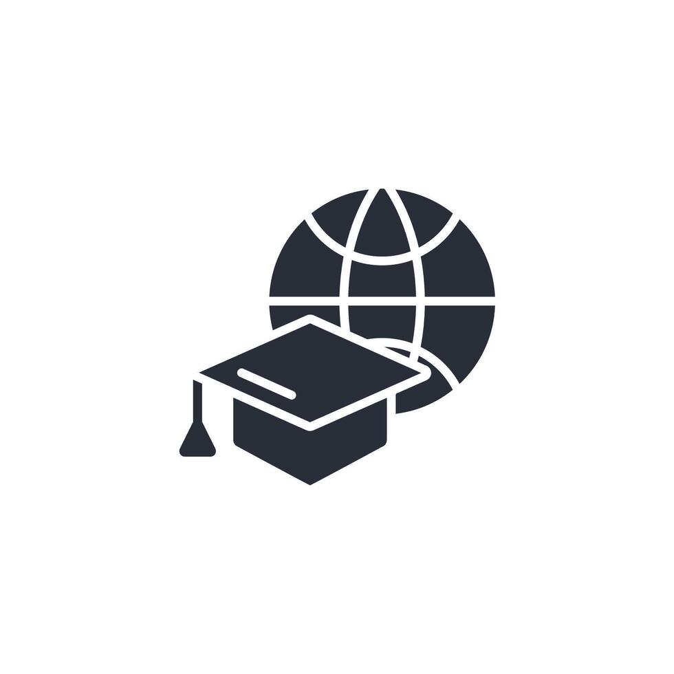 E-learning icon. .Editable stroke.linear style sign for use web design,logo.Symbol illustration. vector