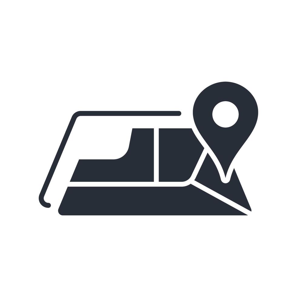 street map icon. .Editable stroke.linear style sign for use web design,logo.Symbol illustration. vector