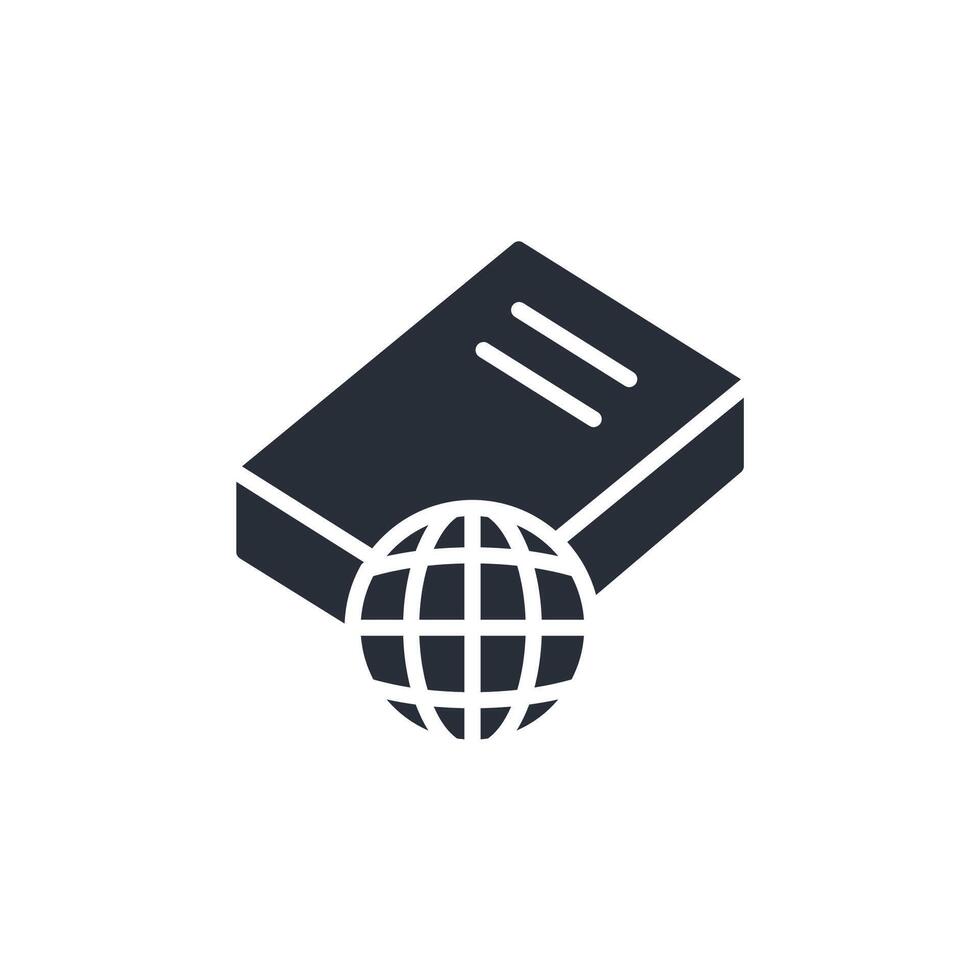 atlas icon. .Editable stroke.linear style sign for use web design,logo.Symbol illustration. vector