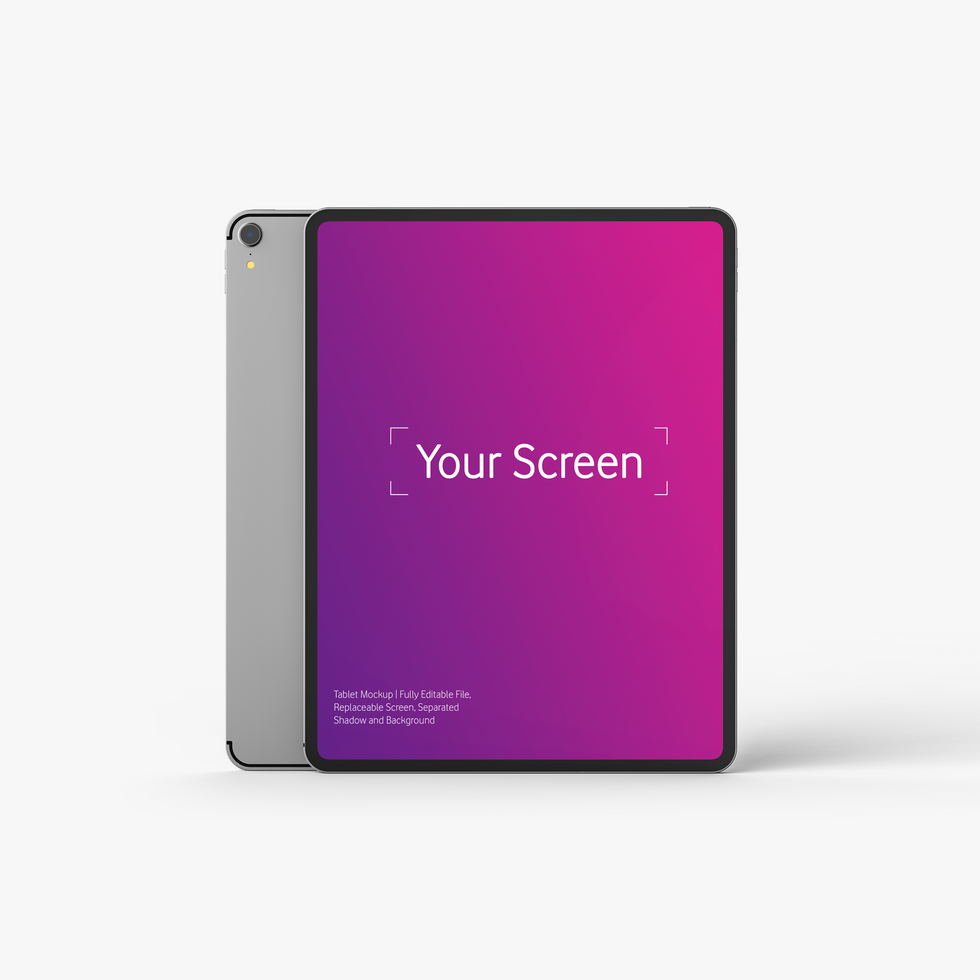 Tablet Device Mockup Template psd