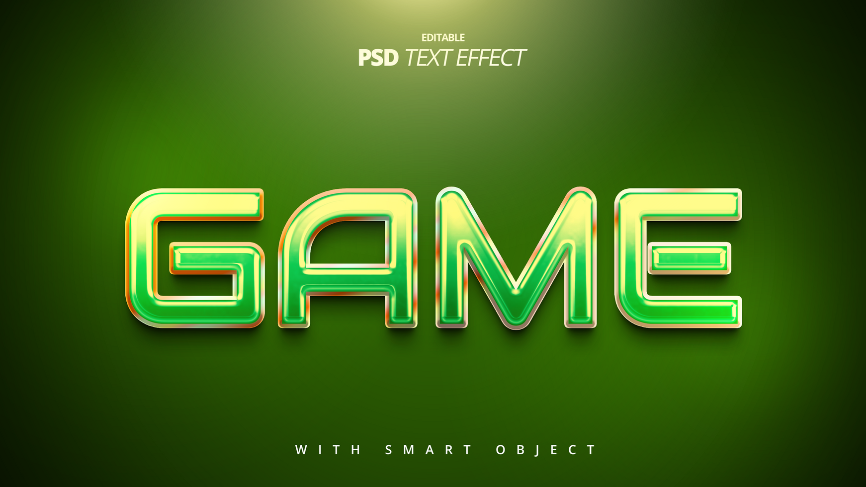 3d cinema movie game text effect editable template design psd