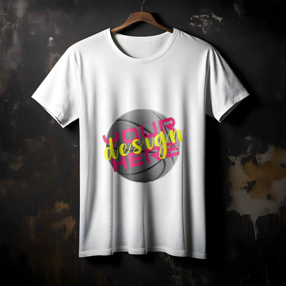 t-shirt mockup front side fully color editable psd
