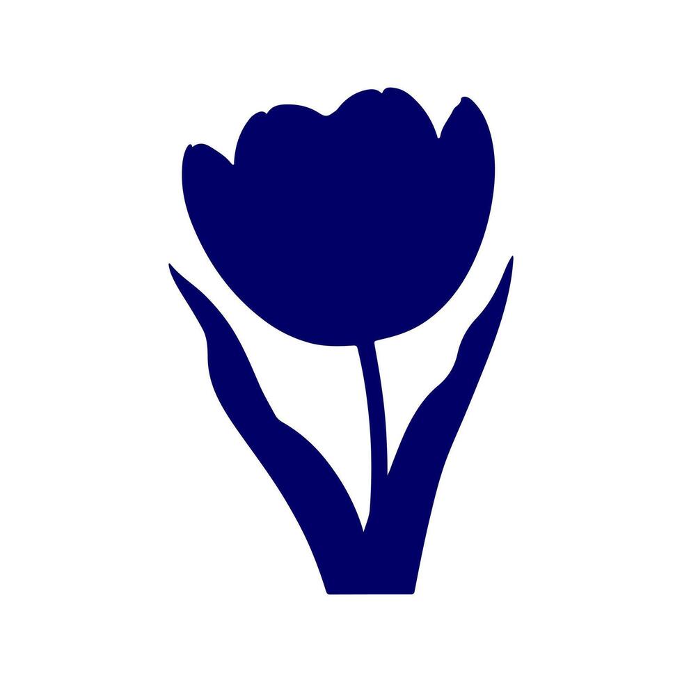 Colorful tulip flower. vector