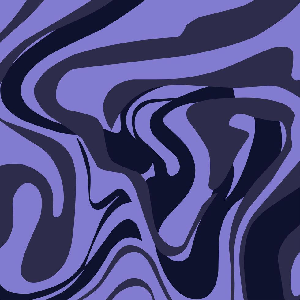 Abstract horizontal background with colorful waves. Trendy illustration in style retro 60s, 70s. Pastel colors vector
