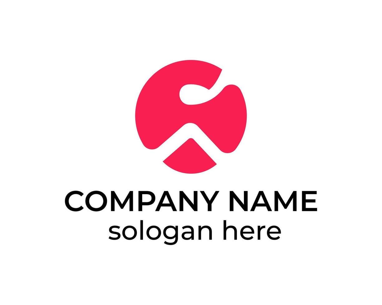 Trendy letter GS creative logo design template vector