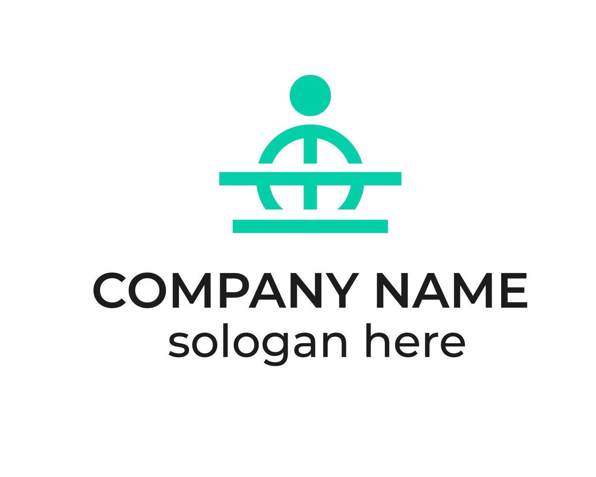 Man monogram and creative icon logo vector