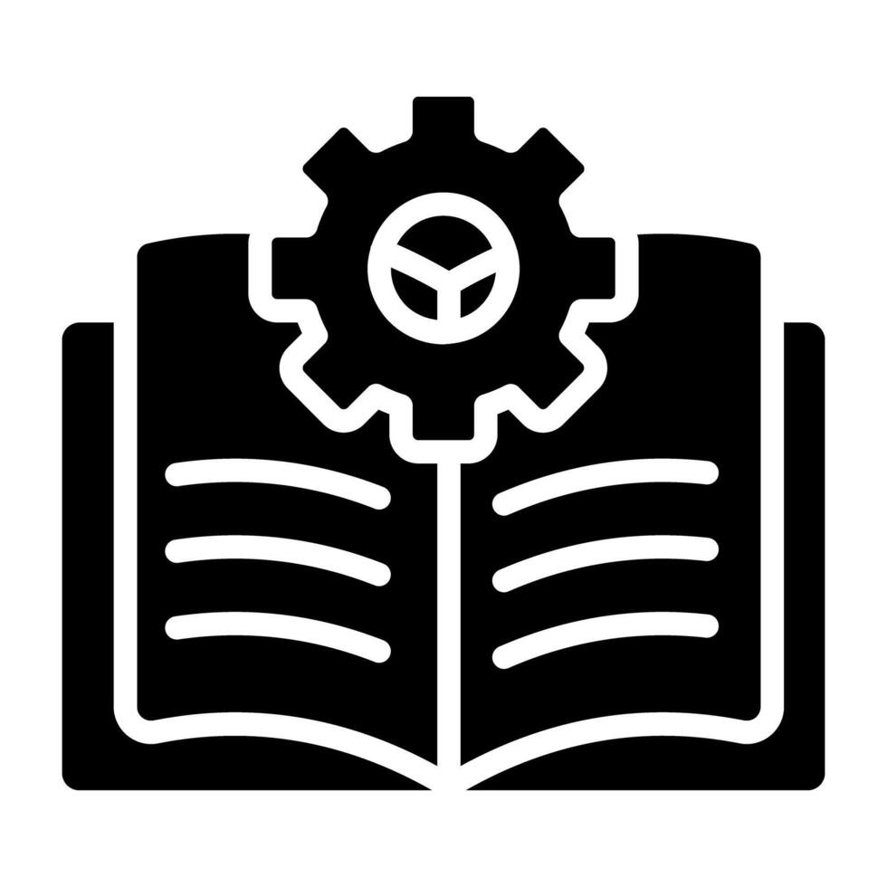Premium design icon of user manual vector