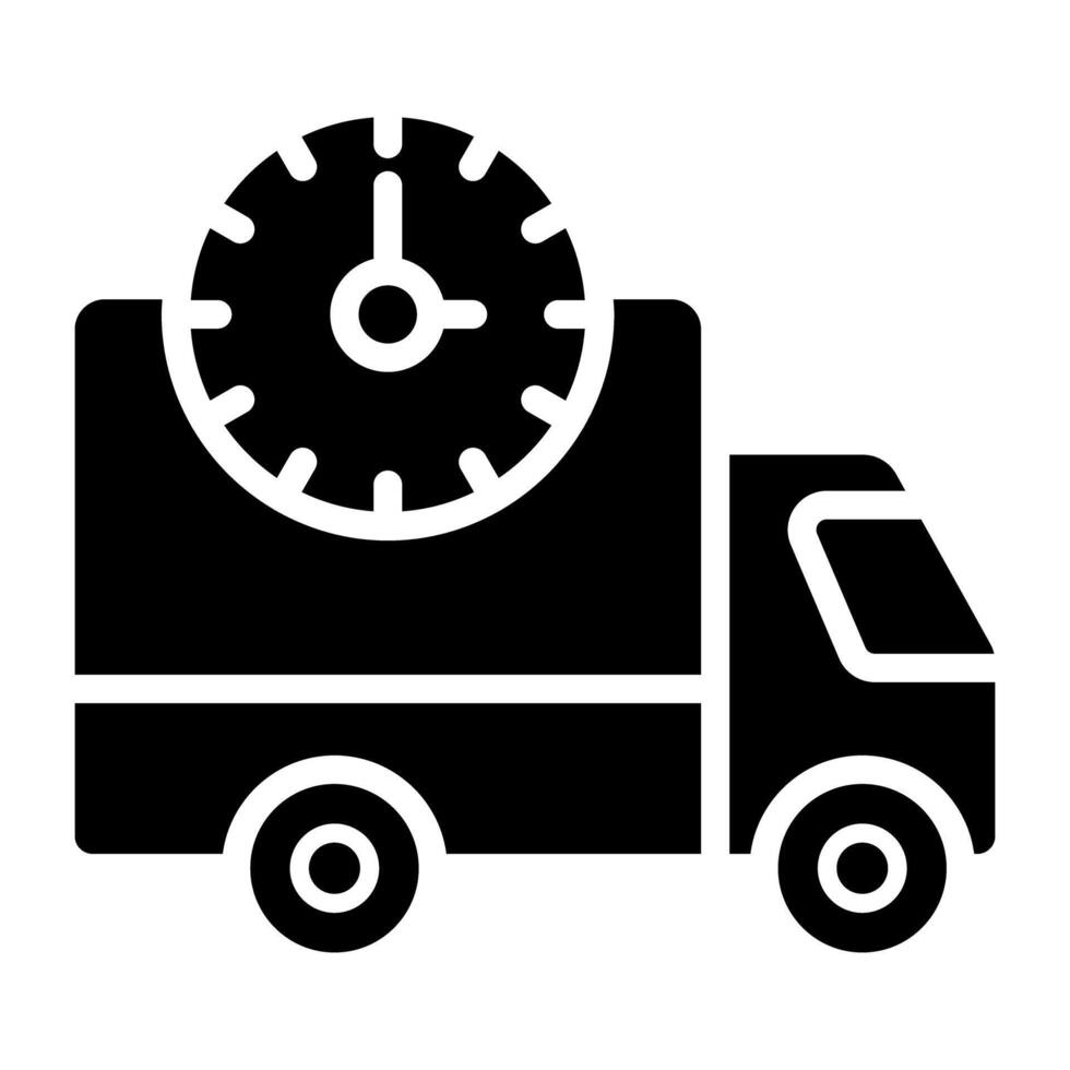 Perfect design icon of Delivery time vector