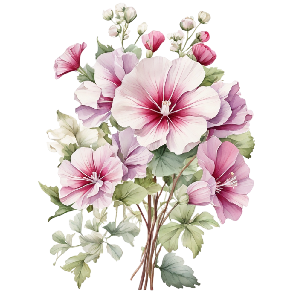 Watercolor Floral Flower Design, Watercolor Flower Arrangements Floral, Watercolor Flower Design png