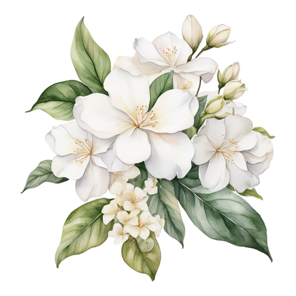 Watercolor Flower Bouquet, Watercolor Flower Arrangements Floral, Watercolor Flower Design png