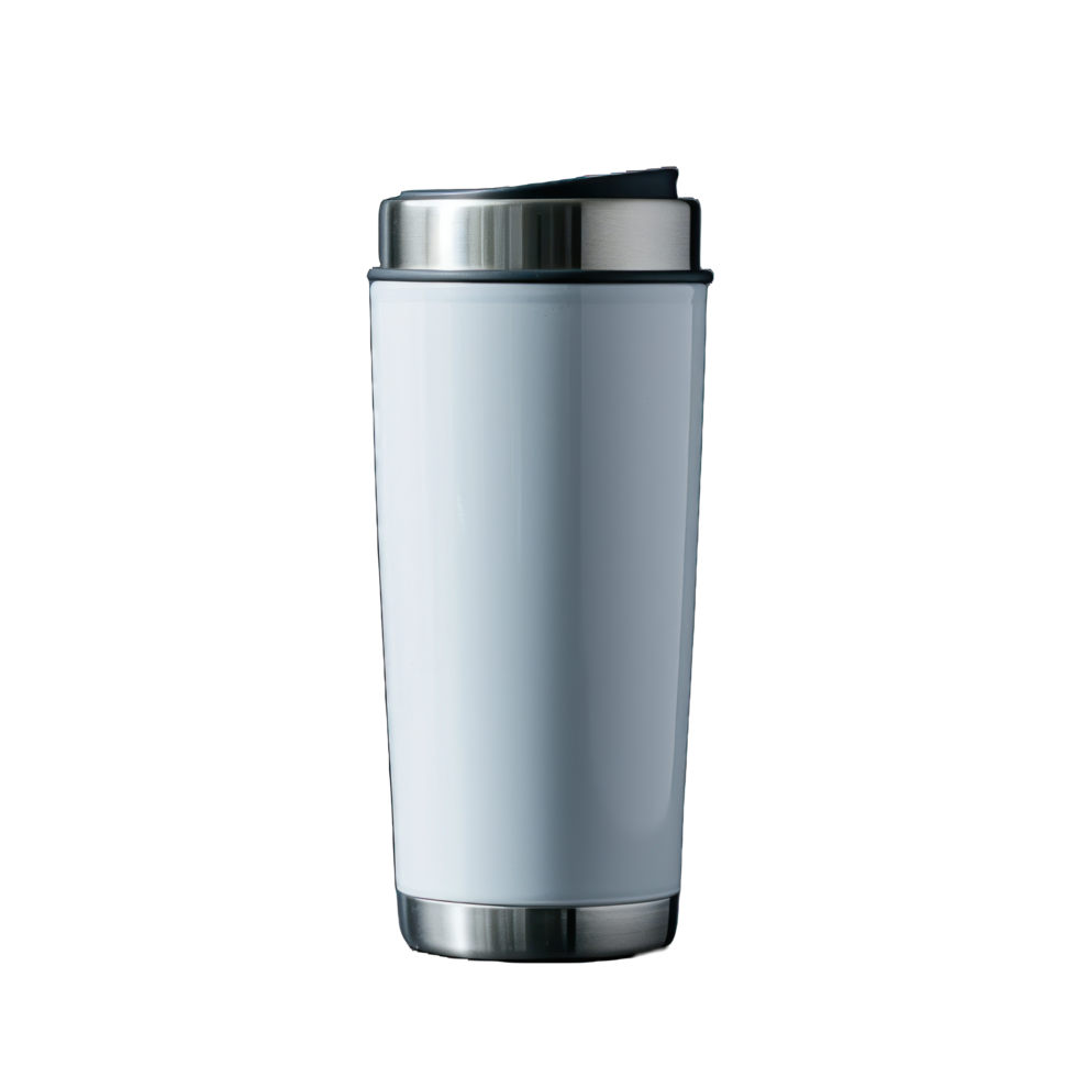 Stainless Steel Travel Mug - Insulated and Portable Drinkware for Hot and Cold Beverages png