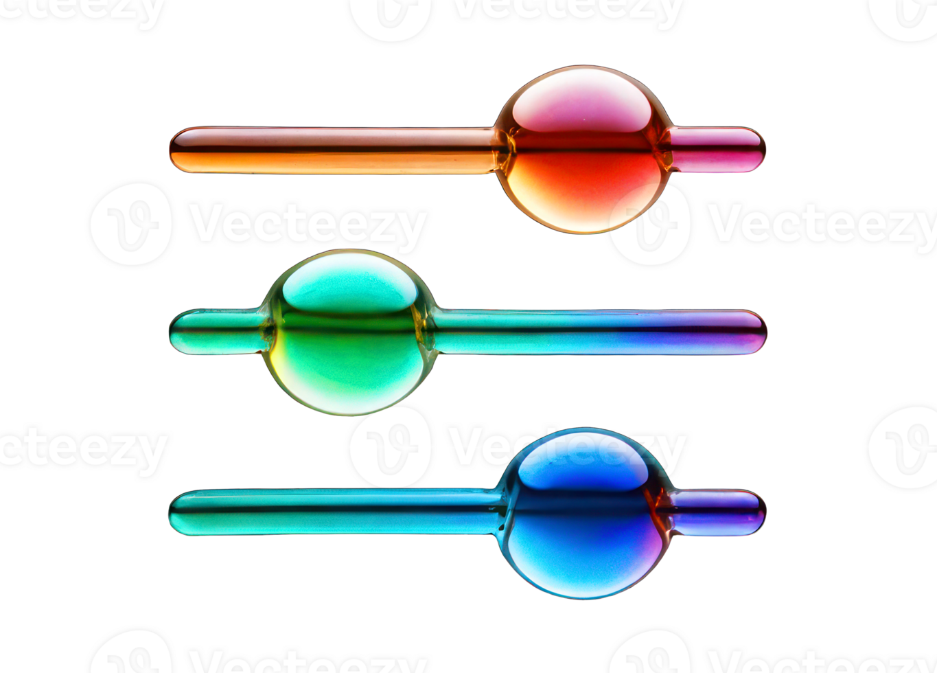 3D chrome scrollbar, bright metallic element on a transparent