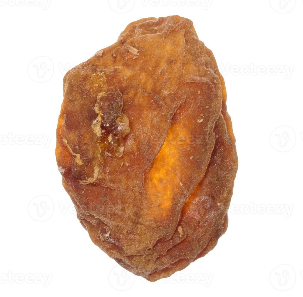 Dried apricot on isolated background photo