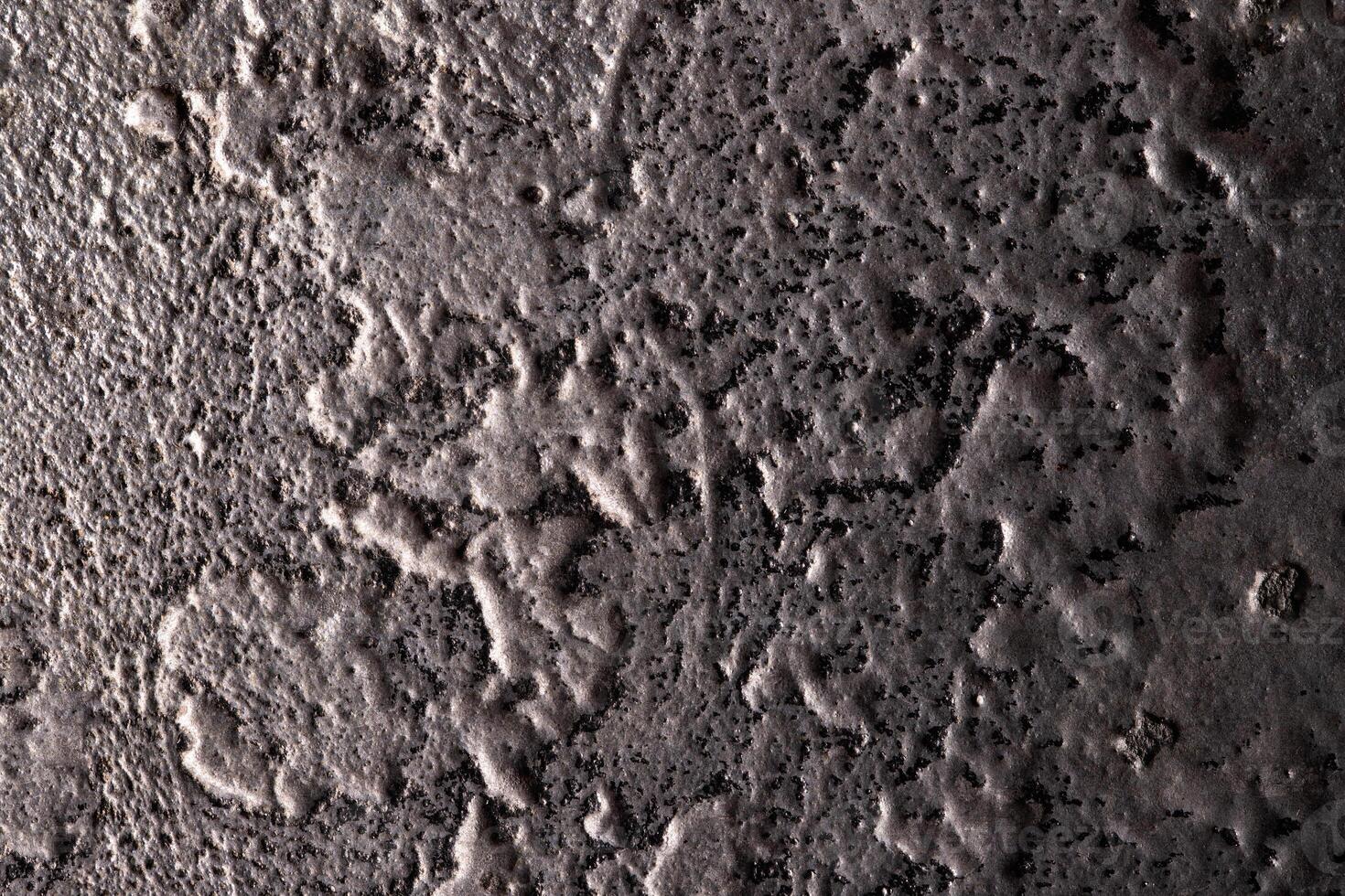 rustic silver background covered with patina. metal plate texture photo