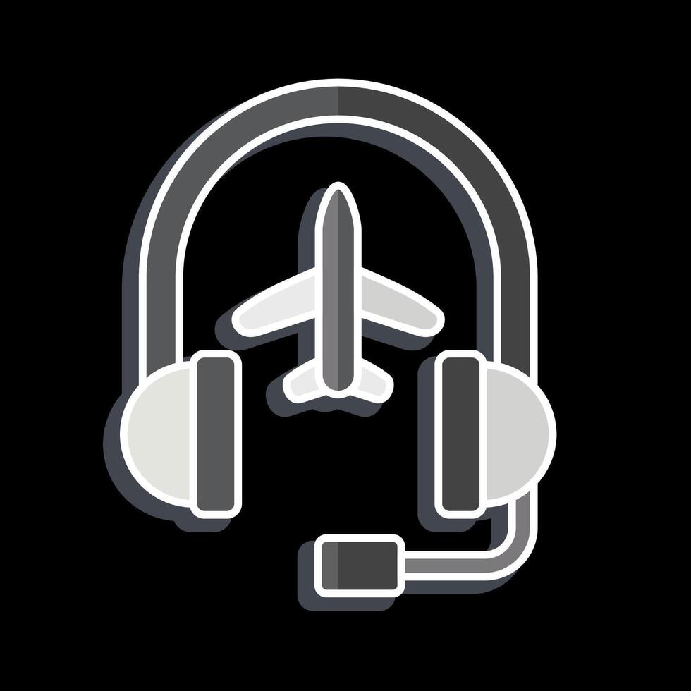 Icon Call Center. related to Airport symbol. glossy style. simple design illustration vector