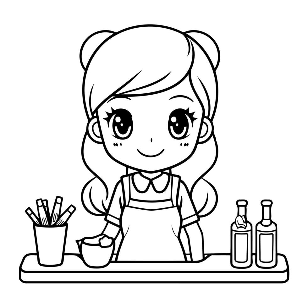 Unique and clean line art designs for bartender and cocktail enthusiasts. vector
