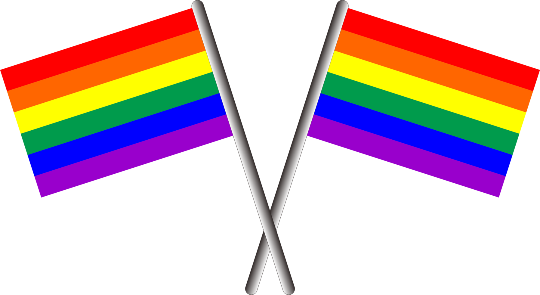 Rainbow flag pride month icon png