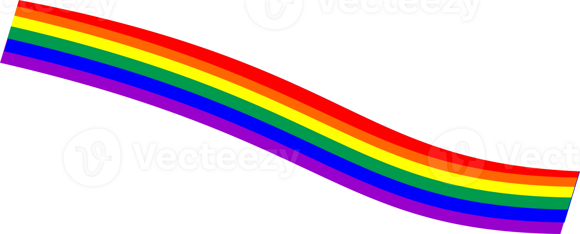 Rainbow line art png
