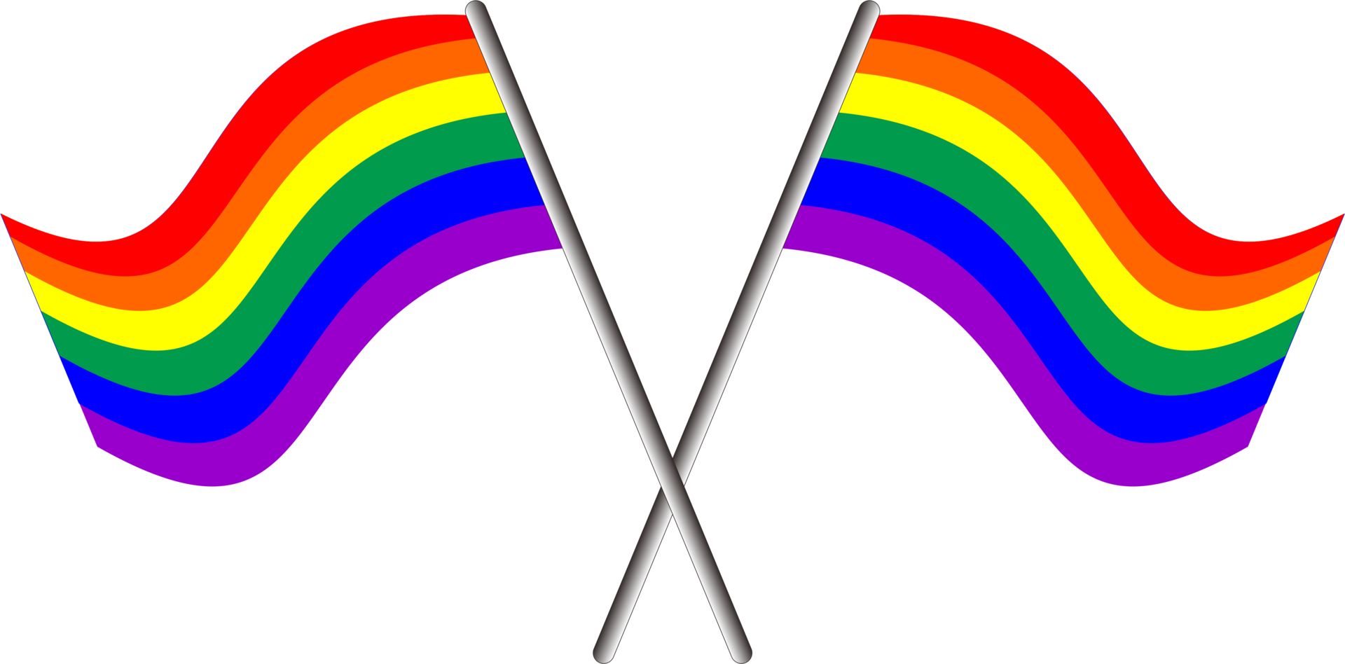 Rainbow flag pride month icon png