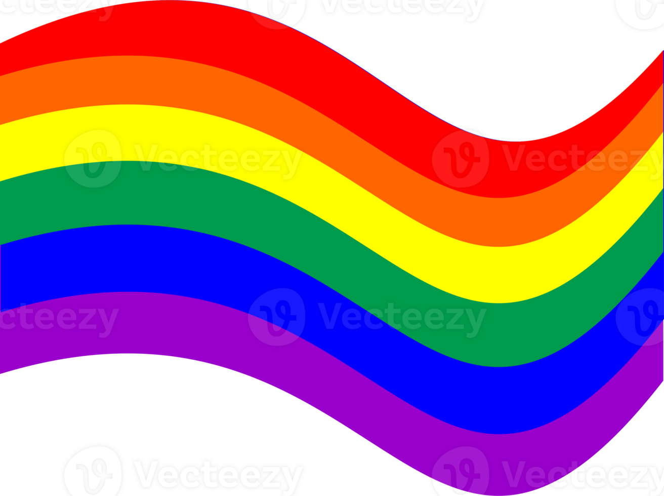 Rainbow line art png
