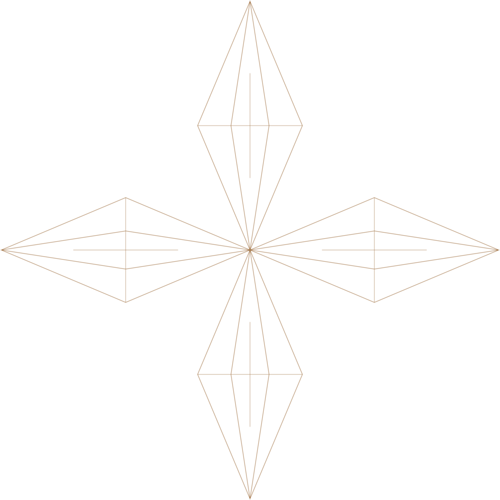 Star shape minimal art png