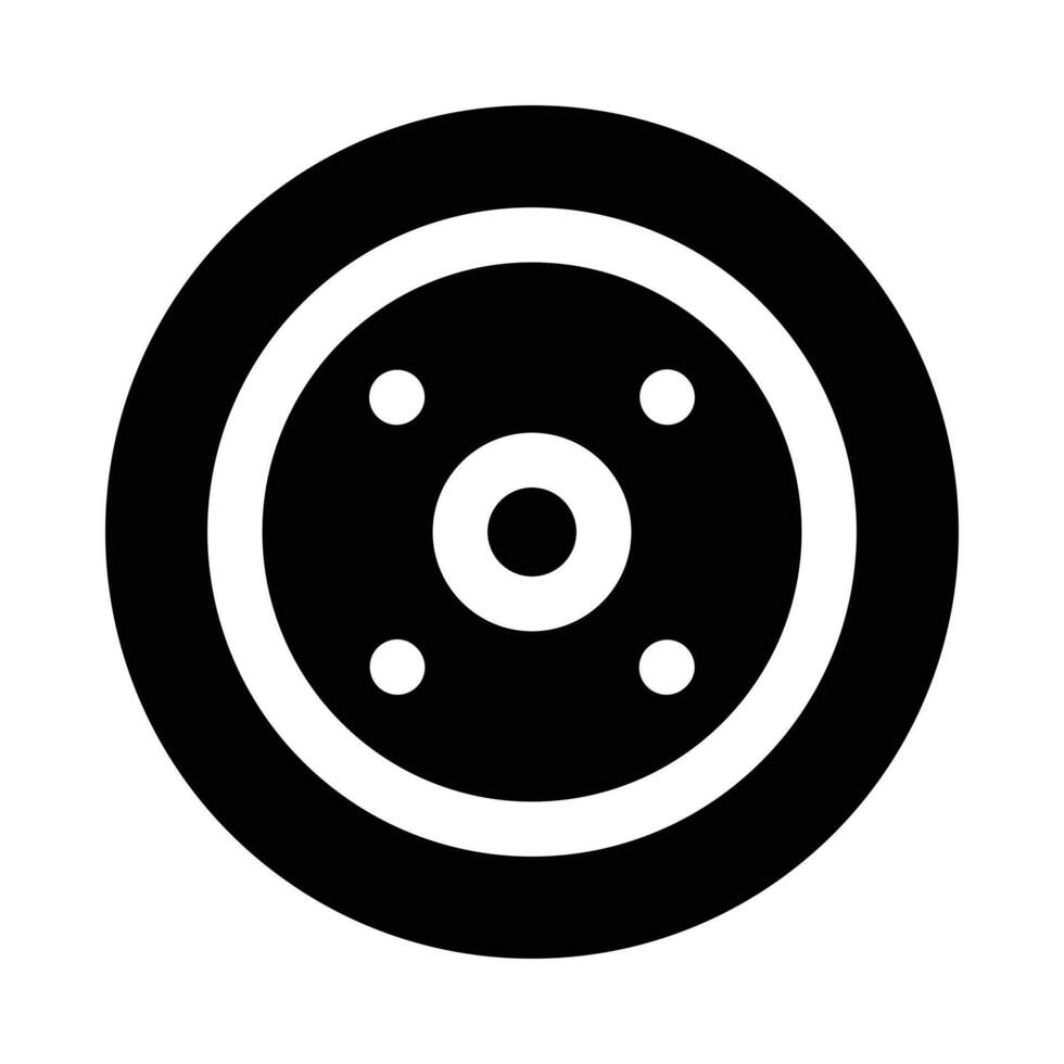 Simple Shield glyph icon. The icon can be used for websites, print templates, presentation templates, illustrations, etc vector