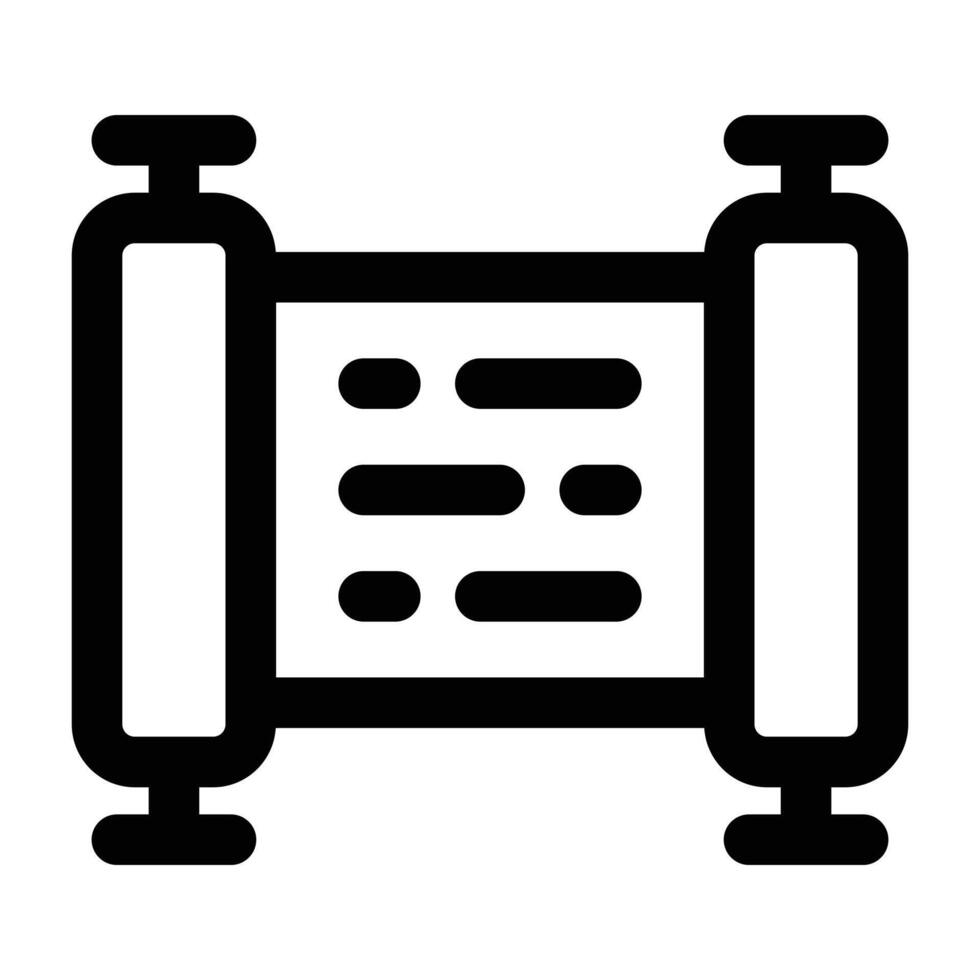 Simple Torah icon. The icon can be used for websites, print templates, presentation templates, illustrations, etc vector