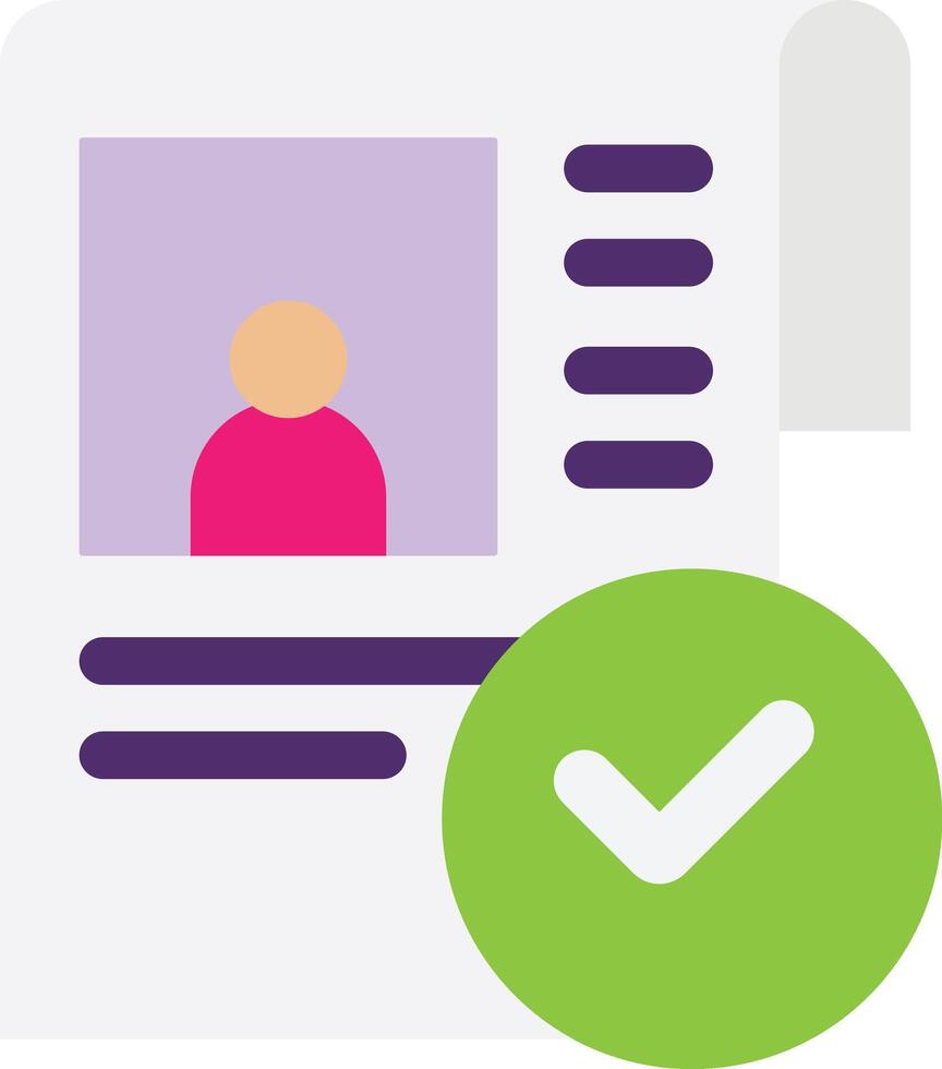 Approved Done Tick vector