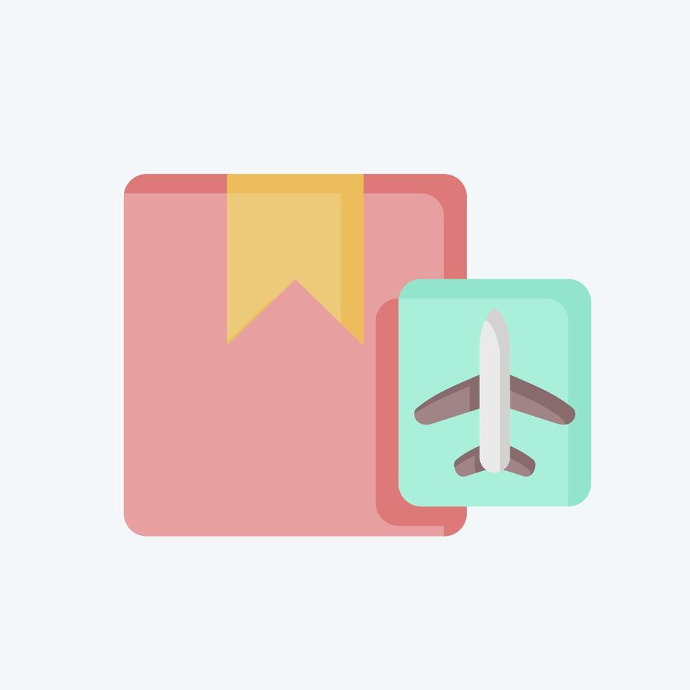 Icon Shipment. related to Airport symbol. flat style. simple design illustration vector