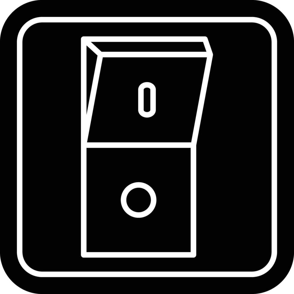 Switch Glyph Icon Design vector