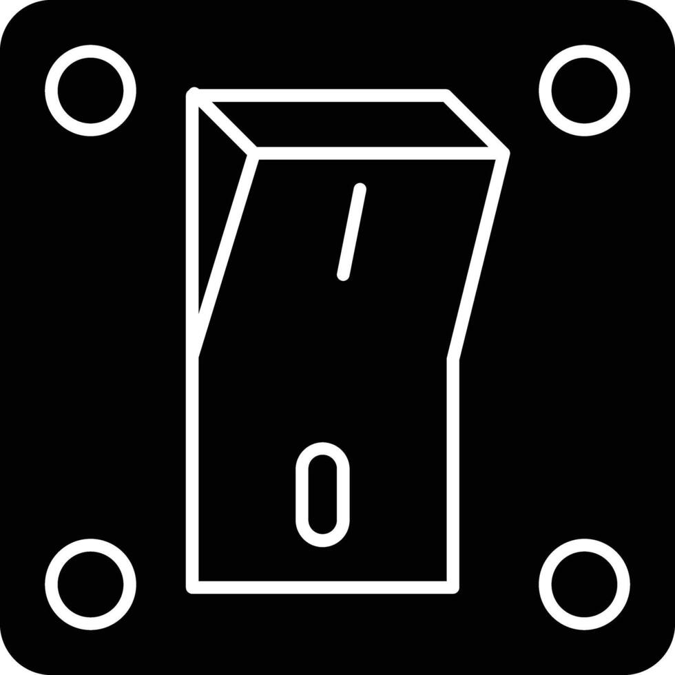 Switch Glyph Icon Design vector