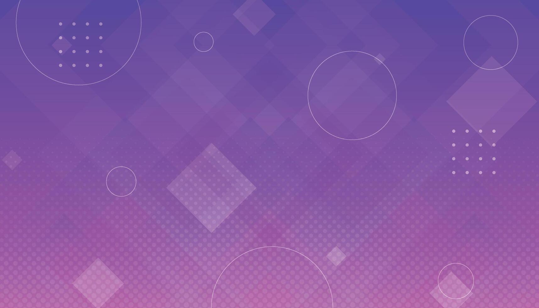 Gradient pink purple background with geometric shapes and halftones. Modern abstract background. vector