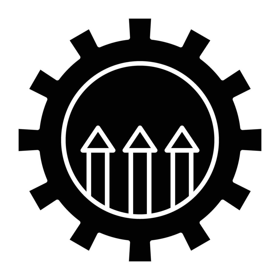 Improvement Icon Design For Personal And Commercial Use. vector