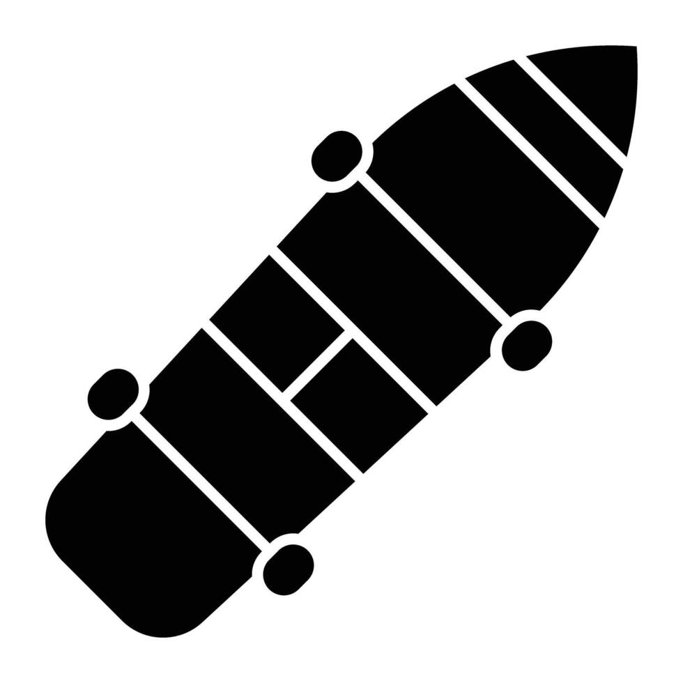 Skateboard Icon Design For Personal And Commercial Use. vector