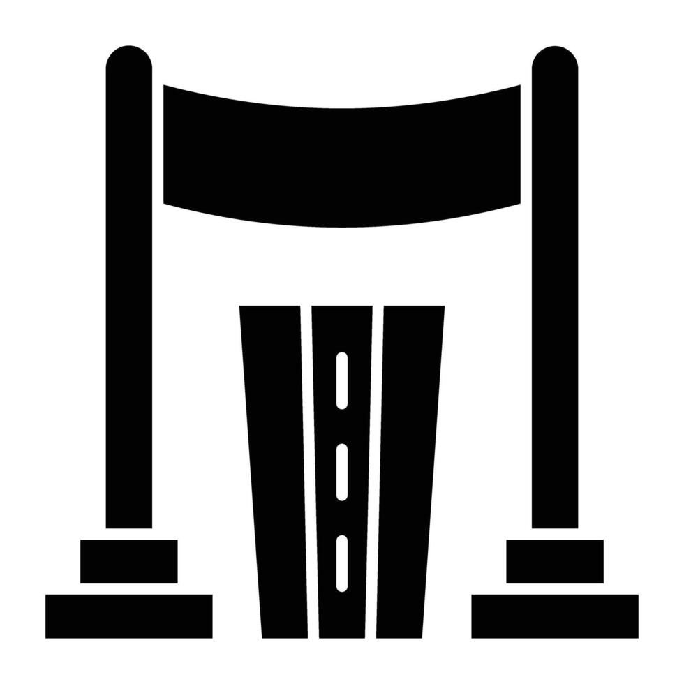 Finish Line Icon Design For Personal And Commercial Use. vector