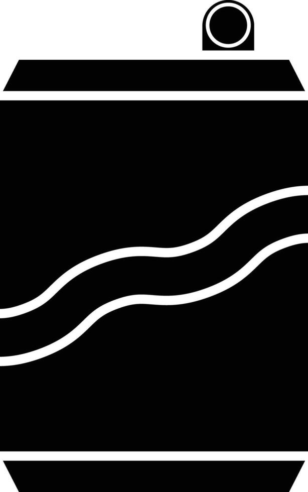 Can Glyph Icon Design vector
