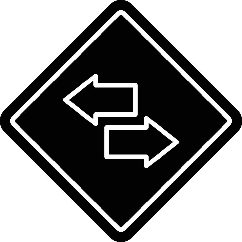Swap Glyph Icon Design vector
