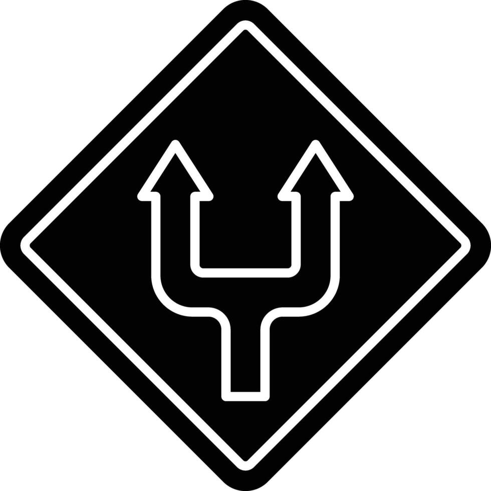 Split Glyph Icon Design vector